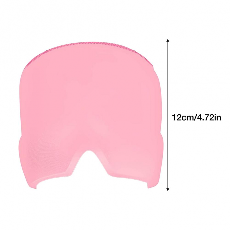 Migraine Relief Hat Cold Therapy / Comfortable Head Wrap Ice Pack / Eye Mask For Puffy Eyes